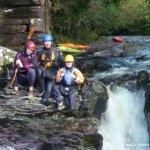 Photo of the Coomeelan Stream in County Kerry Ireland. Pictures of Irish whitewater kayaking and canoeing. Third bridge. Photo by Daith