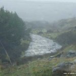 Photo of the Upper Flesk/Clydagh river in County Kerry Ireland. Pictures of Irish whitewater kayaking and canoeing. Upstream of Forestry Bridge. Photo by Dnal