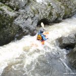 Photo of the Coomhola river in County Cork Ireland. Pictures of Irish whitewater kayaking and canoeing. below final rapid
11-07-10. Photo by dave g