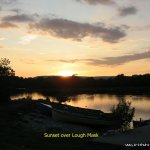  Tourmakeady Waterfall River - Lough Mask Sunset